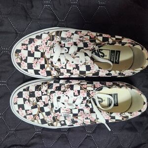 Vans Floral Cherry Blooms Checkered Sneakers